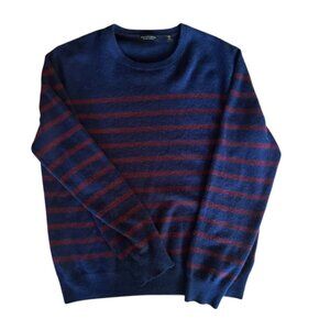 Saks fifth avenue striped cashmere sweater